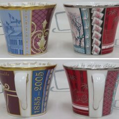 ♪WEDGWOOD/ウェッジウッド アニバーサリー 250周年記念 カップ＆ソーサー 2種♪の画像
