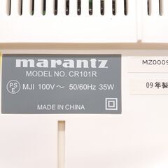 🌟愛品館千葉店🌟安心の動作確認済🌟マランツ パーソナルCDシステム CR101R 保証有り【愛千130】の画像