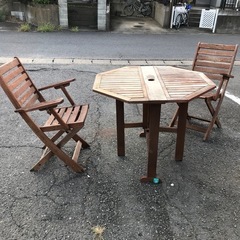 ⭐️激安⭐️折りたたみガーデニングテーブルセット