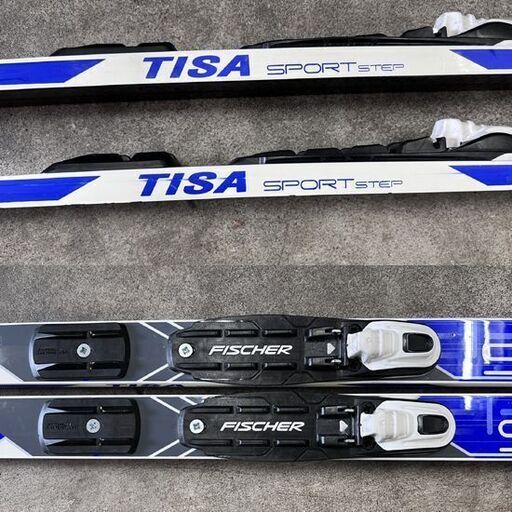クリスマスファッション FISCHER N919 STEP SPORT TISA 180cm クロスカントリースキー 板