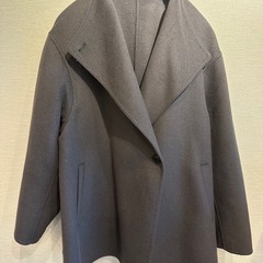 ユニクロ　ダブルフェイスショートコート　レディース