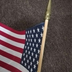 まとめて購入でお安くします⭐️美品❤アメリカ国旗(大)インテリアヴィンテージレアアンティークフラグカントリーの画像