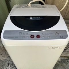 SHARP 洗濯機5.5kg 2011年製 銀イオン抗菌