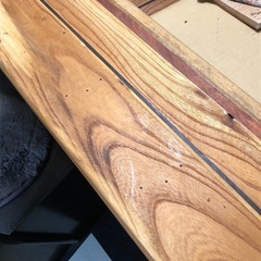 ●ケヤキ棚（無垢材）の画像