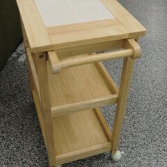 キャスター付き　キッチンワゴンの画像