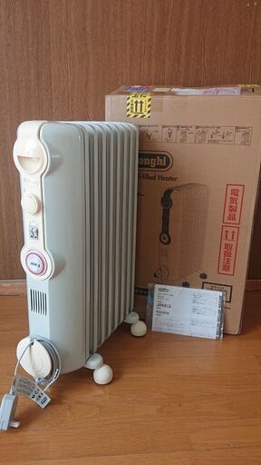 デロンギ オイルヒーター JR0812-CR