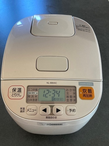 炊飯器　3号炊　象印　極め炊き　 NL-BB05型