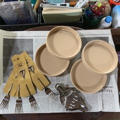 テキーラー　パトロン　シルバー　　ショットグラス　カクテルレシピ英字本　小皿　小物　額2点の画像