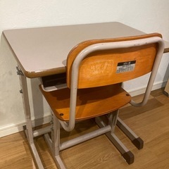 学校の机(椅子セット)