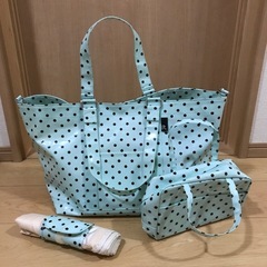 ほぼ新品　ルートート　ROOTOTE  チョコミント　水玉　マザ...