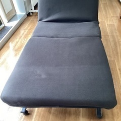 折りたたみベッド（リクライニング付き）【町田市再生家具】　241232　の画像