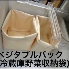 ベジタブルバック(冷蔵庫野菜収納袋)2枚セット