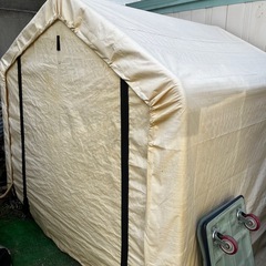 テント　ガレージテント　物置　雨漏りなし　破れなし