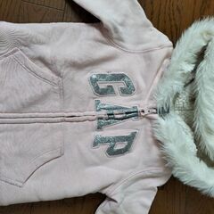GAP モコモコパーカー　3歳　95サイズ　双子コーデもの画像