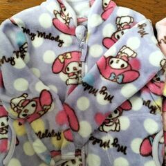 双子　マイメロ　ファーリーフリース　95の画像