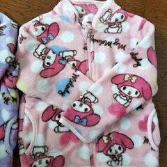 双子　マイメロ　ファーリーフリース　95の画像