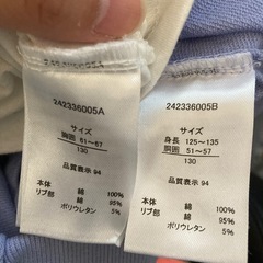 (美品)130cm半袖半ズボンのセットアップ 記名なし (ユニコーン柄)の画像