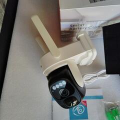 🌟お取り引き完了‼️⭐️①自動追尾機能付きソーラー防犯カメラ 中古美品‼️の画像