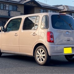 すぐに乗って帰れます🧡お買い得な軽自動車をお探しの方におすすめ！パステルカラーのお洒落なミラココア入庫しました🚗✨ナビ、ETC、スマートキー付き‼️試乗も可能です(^^)の画像