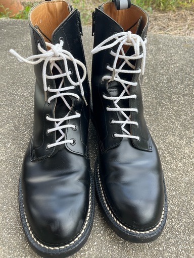 JOHNLAWR EGESUILVAN 天然皮革 ショートブーツ