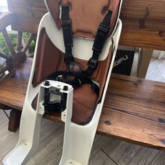 値下げ☆在庫限り！ビッケ　ビッケモブ　フロントチャイルドシート　自転車チャイルドシート　前乗せ　電動自転車　ホワイト　bikkeの画像