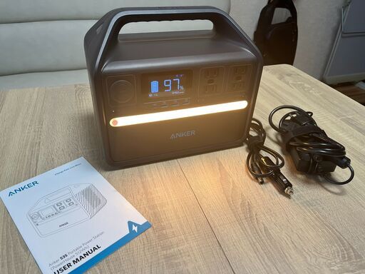 お値下げ！アンカーポータブル電源　Anker 535 Portable Power Station (PowerHouse 512Wh)
