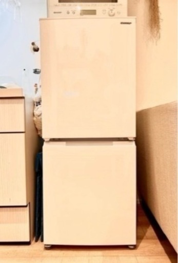 SHARP 冷蔵庫 SJ-D15G-W 一人暮らし用