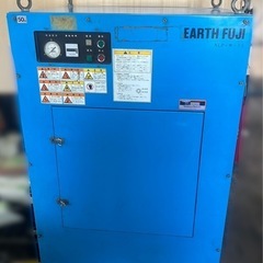 富士コンプレッサー　10馬力　高圧使用　エアーコンプレッサー E...