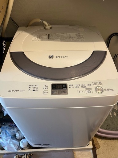 SHARP 冷蔵庫と洗濯機のセット