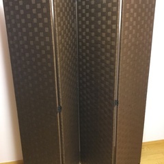 さらに値下げ❣️❣️パーティション4連‼️ブラウン❗️美品❣️
