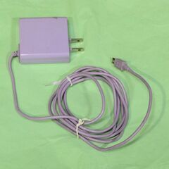 ACアダプター・ミニUSB・Bタイプ・紫