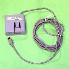 ACアダプター・ミニUSB・Bタイプ・紫の画像