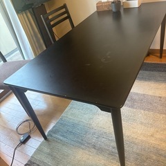 大塚家具ダイニングテーブルとチェア2脚