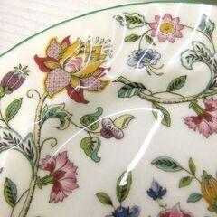 MINTON HADDON HALL BONE CHAINA ミントン ハドンホール プレート 直径 約20.5cm 4枚セット 中古 厚別店の画像