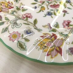 MINTON HADDON HALL BONE CHAINA ミントン ハドンホール プレート 直径 約20.5cm 4枚セット 中古 厚別店の画像