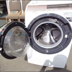 【￥45000-】日立 電気洗濯乾燥機 BD-SV110CL ドラム式 18年製 シャンパンの画像