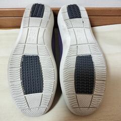 Bio fitter レディースシューズ　23.0 EEE ニット スリッポンの画像