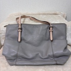 マイケルコース　レザートートバッグの画像