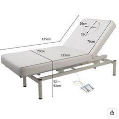 【電動ベッド😊定価の半額以下❗】エステサロンなどでいかがでしょうか⁉️電動昇降リクライニングベッドEX（フェイスマット付）✨
