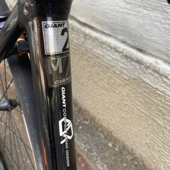 GIANT TCR ロードバイク 黒/赤の画像