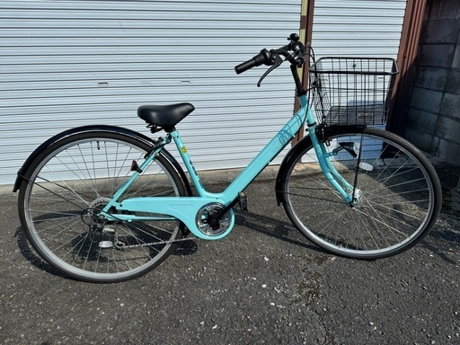 2023年購入 27インチ型 6速 自転車 シティサイクル ママチャリ オートライト  6スピード 6段変速