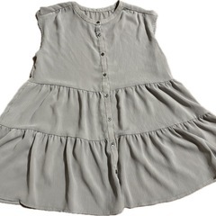 URBAN RESEARCH 楊柳ティアードフレンチスリーブブラウスの画像