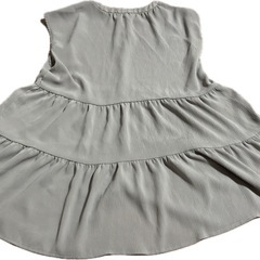 URBAN RESEARCH 楊柳ティアードフレンチスリーブブラウスの画像