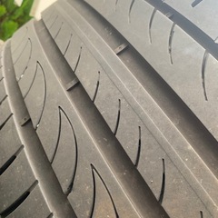 245/45R18  アウディA6純正アルミ　2022年製ピレリPOWERGY ガリ傷の画像