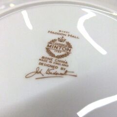 ミントン ハドンホール MINTON HADDON HALL BONE CHAINA プレート 直径 約16.5cm 2枚セット 中古 厚別店の画像