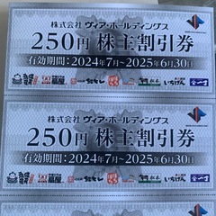 やきとりの扇屋他　株主優待　　￥2500分の画像