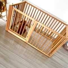 【値下げ！】定価22900円木製ペットサークル/オシャレ/インテリア