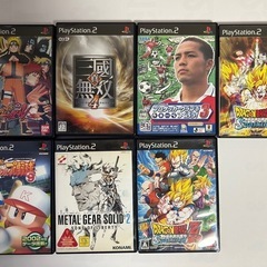 PS2 ソフトまとめ売り(7点)の画像