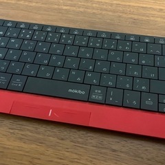 Mokibo タッチパッド機能付きのキーボード(黒）日本語配列