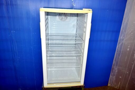 山口)オフィスコンビニ　冷蔵ショーケース　XW-105 2014年　B ◆BIZ1399FCY MJ04C